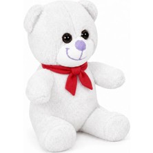 Esdishopping Ayıcık - Beyaz Peluş Ayıcık- Yumuşacık Oyuncak Ayı - Sevimli ve Hediye Için Ideal 25 cm