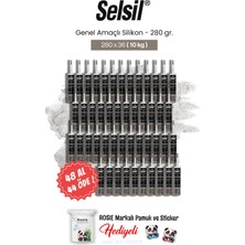 Selsil 48 Al 44 Öde 280 gr Genel Amaçlı Silikon ve Rosie Pamuk