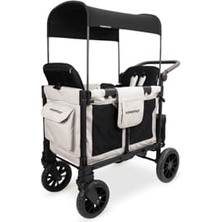 Trendexa W2 Luxe Pro Ikili Bebek Arabası Vagonu, Kum Beji