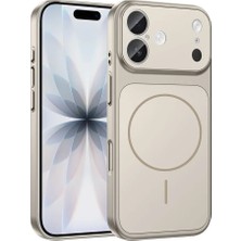 Zore iPhone 16 Kılıf Klfs MagSafe Şarj Özellikli Kamera Korumalı Formen Kapak - Gri
