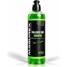 Magurex Elma Kokulu Oto Yıkama Şampuanı 400 ml - Ekstra Parlaklık Veren Konsantre Araç Şampuanı