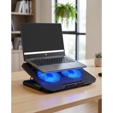 Astraltech Notebook Soğutucu Fanlı Stand USB Portlu 8 Kademe Laptop Sehpası