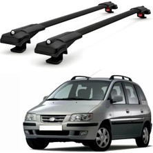 Cross Oto Aksesuarları Hyundai Matrix Mpv 2001-2010 Için Ara Atkı Tavan Barı , Araca Özel , Kilitlenebilir Araç Üstü Ekipman Taşıma Barı (2 Adet)