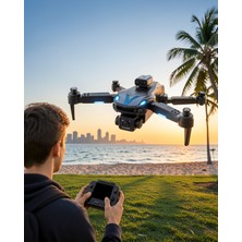 Astraltech Katlanabilir Çift Kameralı Drone Uzaktan Kumandalı Hava Aracı