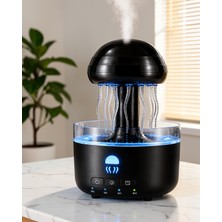 Teknodayım Denizanası Tasarımlı Ultrasonik Hava Nemlendirici Rgb LED Işıklı Sessiz Buhar Makinesi Zaman A