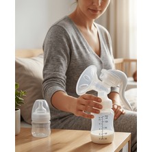 Astraltech Masaj ve Sağım Özellikli Manuel Süt Pompası Sessiz Kullanım 180 ml