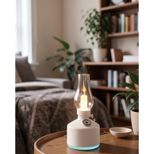 Teknodayım LED Işıklı Vintage Hava Nemlendirici Aromaterapi Difüzörü USB Şarjlı