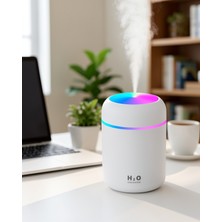 Teknodayım Abs Gövdeli 300ML USB Nemlendirici – Beyaz, Gri, Pembe Renk