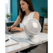 Teknodayım Mandallı Güçlü Hava Üfleyen Masa ve Bebek Arabası Fanı