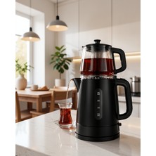 0,9 L Cam Demlik ve 1,7 L Su Haznesi ile Çay Keyfi Yeni Nesil