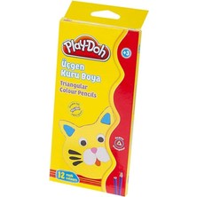 Happy Junior Play-Doh Jumbo Woodfree Üçgen Kuru Boya