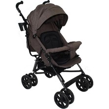 Happy Junior Sa7 Baston Bebek Arabası Kahverengi