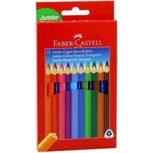 Happy Junior Faber-Castell 12 Renk Jumbo Üçgen Kuru Boya
