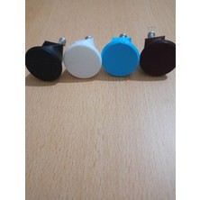 10 Adet Mobilya Dolap Çekmece Için Kulp Renkli Özelleştirilebilir Çap 25 mm Çok Renk Seçeneği