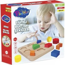 Happy Junior Playwood Ahşap Eğitici Bultak Şekiller