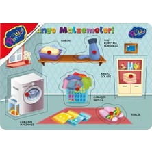 Happy Junior Ahşap Tutmalı Banyo Malzemeleri
