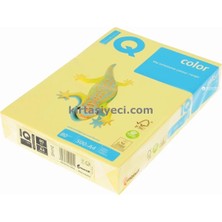 Iq NE1320 Renkli Fotokopi Kagidi A4 80GR Açik Sari 500LÜ Paket