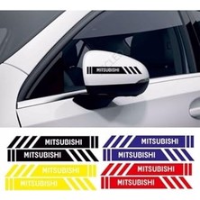 Trendexa Mitsubishi Ayna Sticker Etiket Şerit
