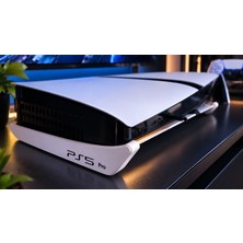 Veriqo 3D Playstation 5 Pro Uyumlu Yatay Konsol Standı, Ps5 Pro Destek Ayağı ve Masaüstü Altlık