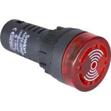 Goldsea Marine Swion AD22-22MR 22MM Işıklı Sinyal (Buzzer) 24V Dc