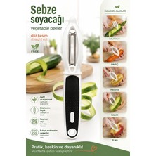 Sebze Soyacağı – Meyve Sebze Soyacak, Patates Soyacağı, Havuç Salatalık Kabak Soyucu, Ergonomik Mutfak Soyacağı