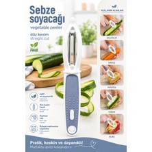 Sebze Soyacağı – Meyve Sebze Soyacak, Patates Soyacağı, Havuç Salatalık Kabak Soyucu, Ergonomik Mutfak Soyacağı