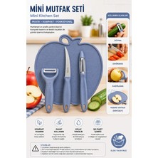Mini Mutfak Seti – 4 Parça Pratik Doğrama ve Soyma Seti