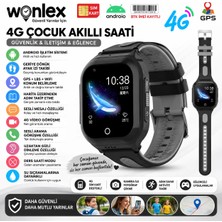 Wonlex KT24S 4g Android Sim Kartlı Çocuk Takip Saati