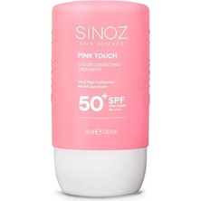Trendexa Pink Touch Anında Ton Eşitleyici Leke Karşıtı SPF50+ Pembe Sıvı Yüz Güneş Kremi Pa++++ 50 ml