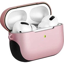 Trendexa 33742 Airpods Pro Uyumlu Shockproof Silikon Kılıf, Pembe
