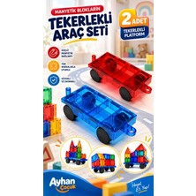 Baby Home 2 Adet Araba Eklentisi Manyetik Oyuncak M?knat?sl? Manyetik Bloklar