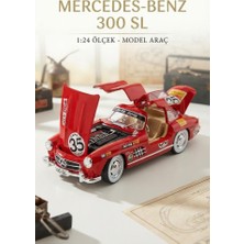 Farbu Oyuncak Mercedes-Benz 300 Sl 19054 Model Tasarımlı 1:24 Ölçek Kapıları Açılan Gerçekçi Detaylı Model Araba