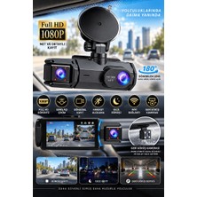 Masa Dostu Full Hd 1080P Çift Kamera 180° Geniş Açı Wifi Şarjlı Kullanım Tdms-07