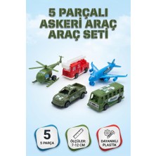Farbu Oyuncak 5’li Asker ve Acil Durum Seti 7-14 cm Çek Bırak Eğitici ve Eğlenceli Çocuk Oyuncak Seti