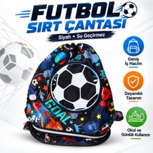 tp Futbol Siyah Su Geçirmez Sırt Çantası