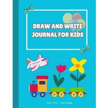 Trendexa Draw And Write Journal For Kids: Paperback; 100 Pages, 8.5"X11"