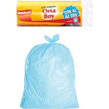 Trendexa Orta Boy 40'lı Çöp Torbası 55X57 cm (1 x 40 Adet)