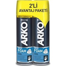 Trendexa Men Tıraş Köpüğü 200 ml Cool x 2 Adet