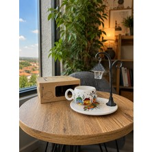 Masal Ağacı Lambalı Türk Kahvesi Fincanı