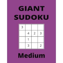 Trendexa Gıant Medium Purple Sudoku Book; 4x4 Puzzles, 50 Pages, 8.5X11
