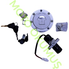 Okumus Motorcycle Spare Parts Accessories CFMOTO NK250 Kontak Seti Anahtarlı Kontak Kilit Seti (Siyah Anahtarlı)