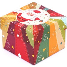 Decobox Yılbaşı Hediye Kutusu (15X15X12 Cm.)
