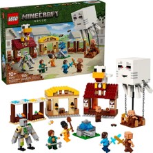 Gees Global 21273 LEGO Minecraft The Ghast Balloon Köy Saldırısı 555 Parça +10 Yaş
