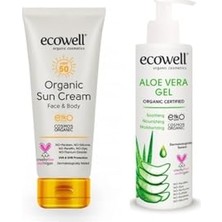 Trendexa Organik Yaz Koruma Paketi Güneş Kremi + Aloevera Jel