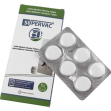 Supervac Nespresso F541 Gran Latissima Kahve Makinesi ile Uyumlu Yağ Çözücü Tablet