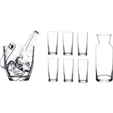 Trendexa Bardak, Paşabahçe Rakı ve 9 Parça Rakı Bardağı ve Buz Kovası Seti