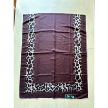 Bonjela Soft Zarif Leopar Desenli Moda Trend Şal