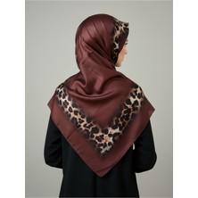Bonjela Soft Zarif Leopar Desenli Moda Trend Şal