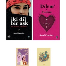Dara Yayınları Iki Dil Bir Aşk - Dilêm Kalbim Azad Penaber Kitapları (2 Not Defteri Hediyeli)