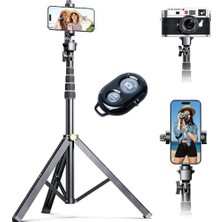 Trendexa NP688 210 cm Telefon Tutuculu Tripod; Monopod Özelliği, Kumanda ve Fotoğraf-Video Çekimleri Için Kullanım